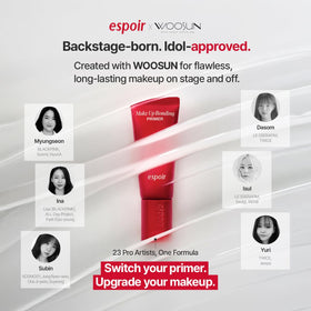 Espoir open jar gel sheen showing hydrating finish that preps skin smoothly