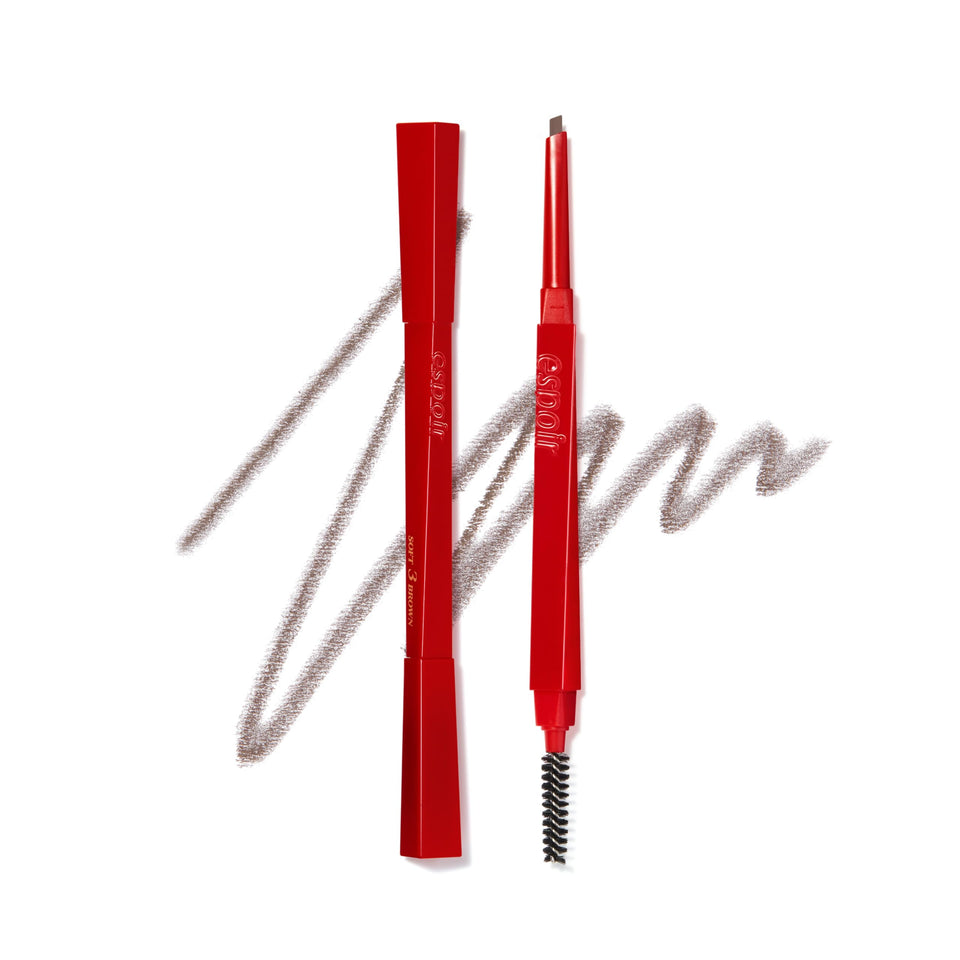 Espoir pencil front packaging showing product and shade, neat professional look