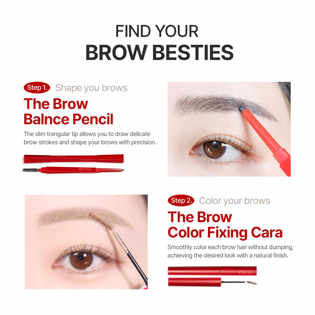 Espoir lifestyle scene in makeup bag showing ready-to-go brow touch-up