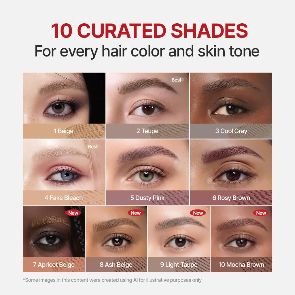 Espoir gel texture swipe demonstrating smooth, non-clumping finish
