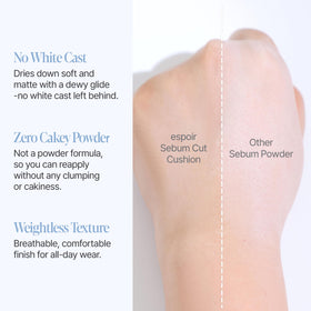 espoir compact label and shade visible highlighting product information