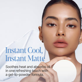 espoir open compact with applicator showing cushion sponge for easy application