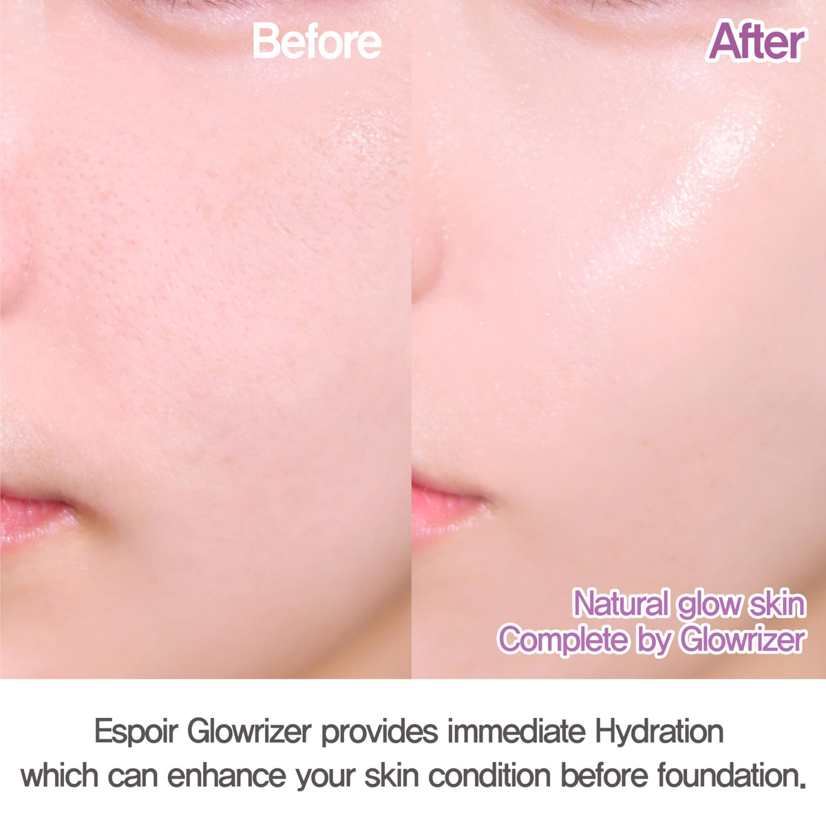 Espoir pink capsules closeup showing active ingredients and stability