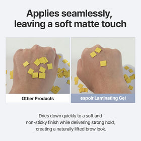 Espoir tube open with brush visible demonstrating easy application
