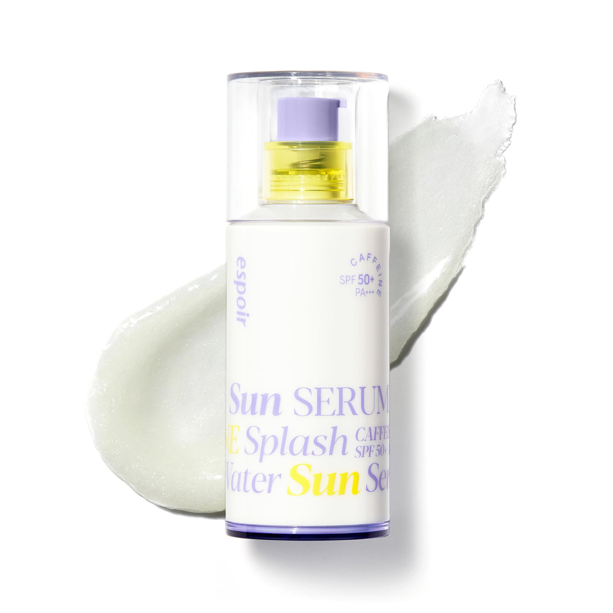 espoir front packaging showing SPF50+ protection and travel-ready design