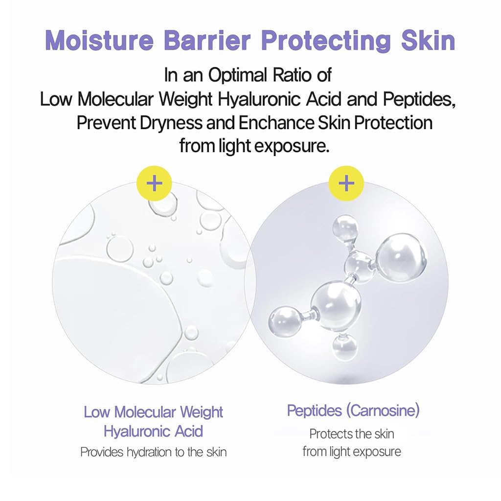 espoir ingredient label highlighting hyaluronic acid and 3,000ppm caffeine benefits
