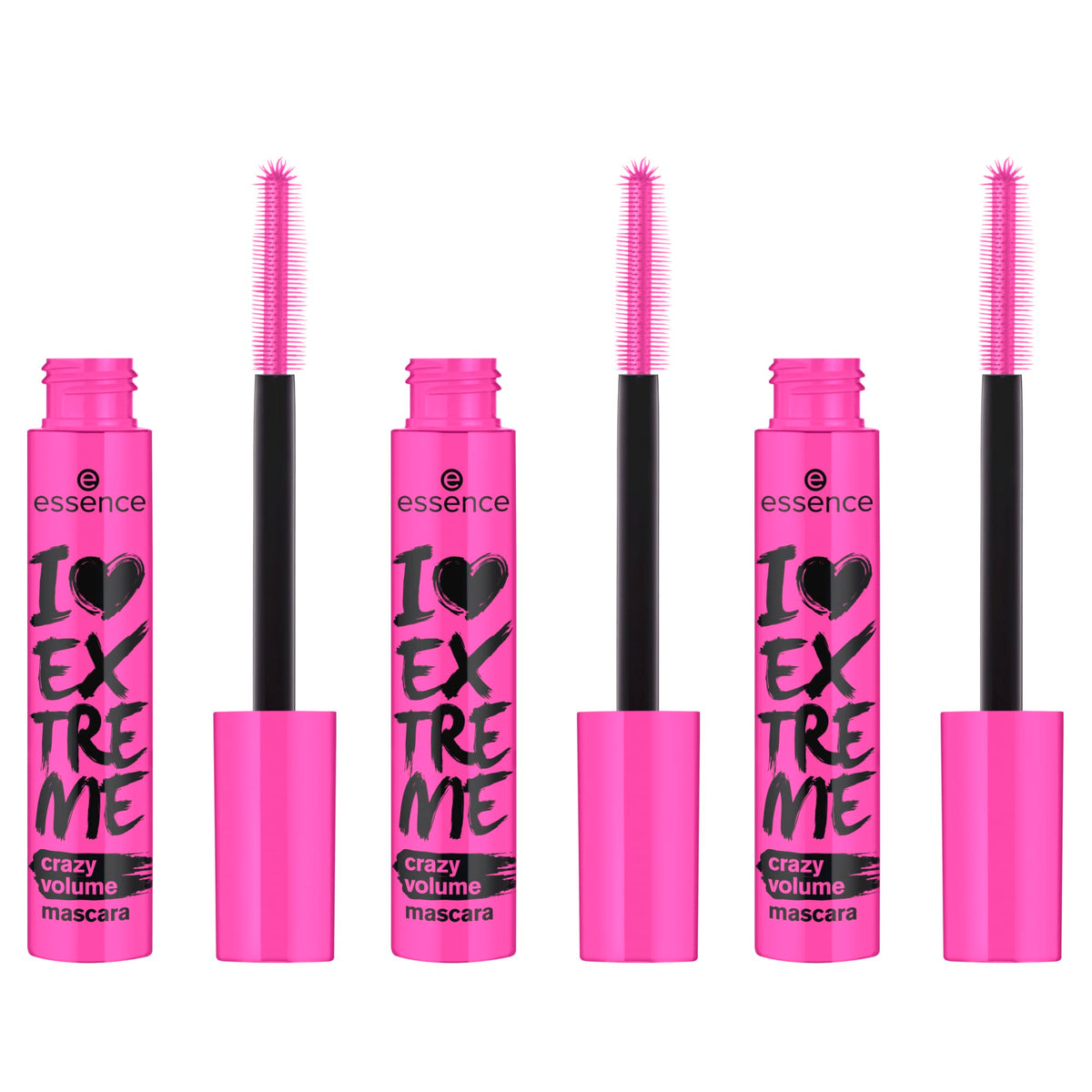 essence front pack shot showing three tubes and bold packaging benefit: value and convenience