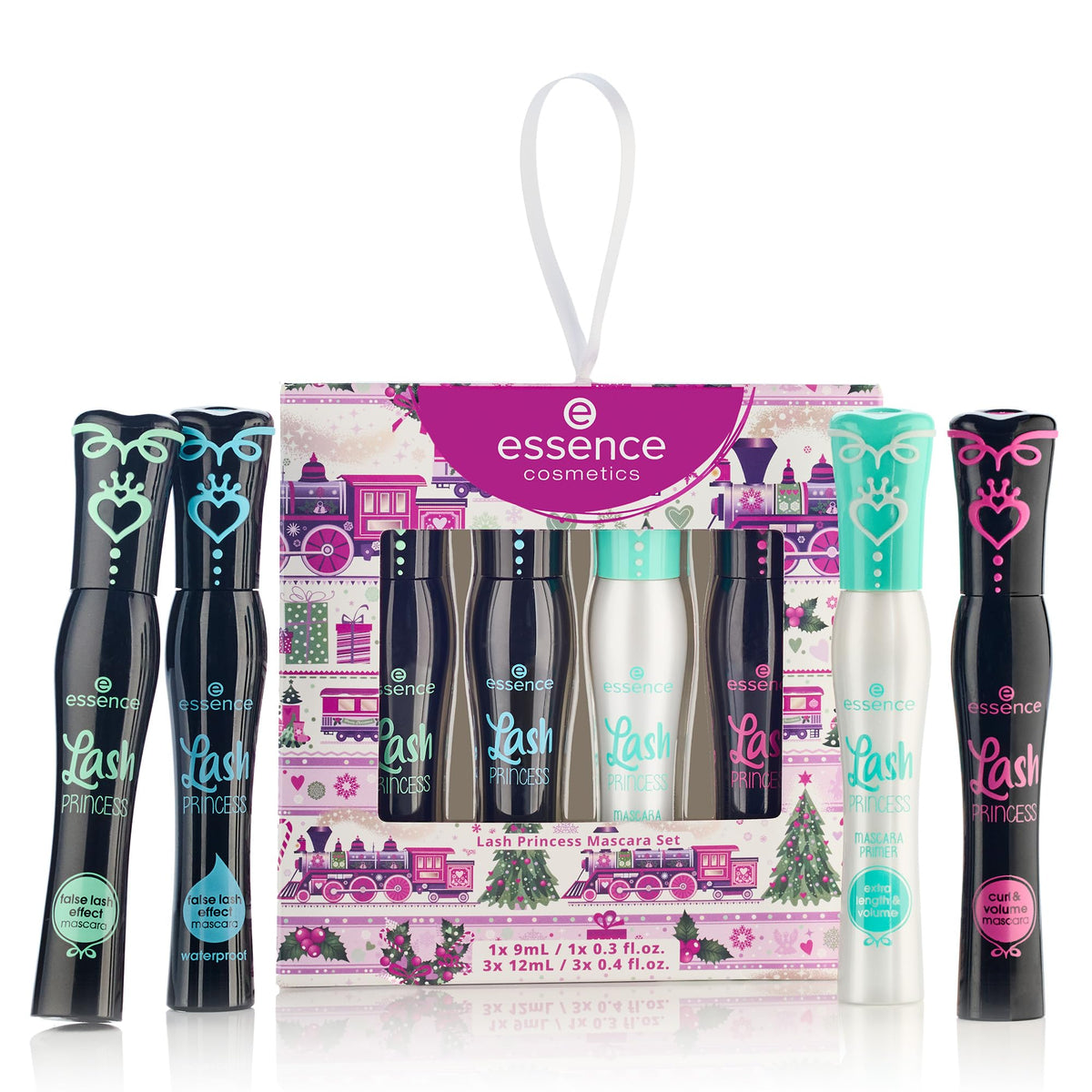 Essence Cosmetics primer wand close-up showing bristles for smooth application and improved length