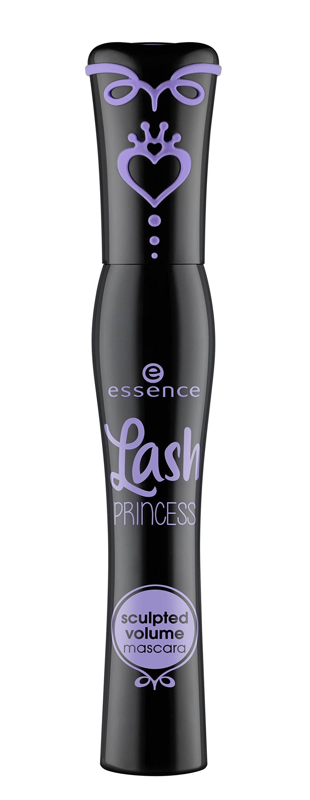 Essence Cosmetics tapered fiber brush close-up for precise lash sculpting