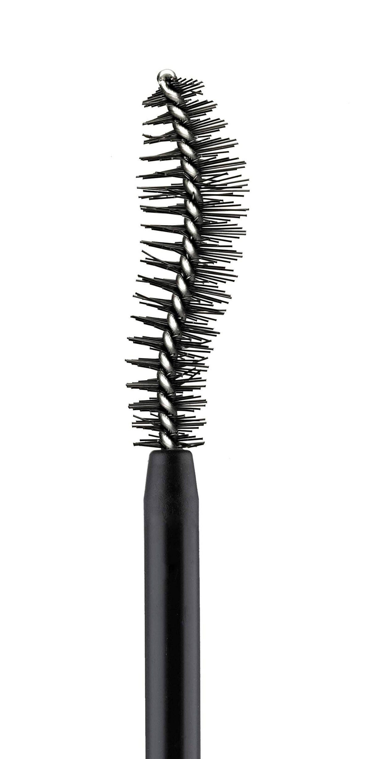 essence black mascara texture swirled on white for smooth application