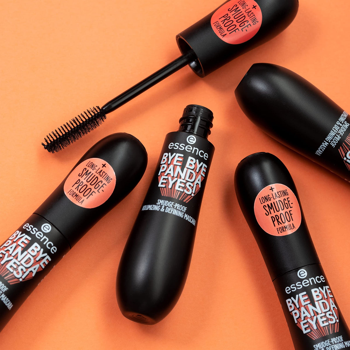 Essence Cosmetics lifestyle model wearing mascara showing natural long-lasting wear