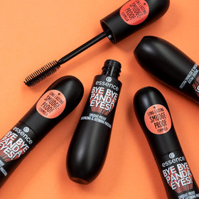 Essence Cosmetics lifestyle model wearing mascara showing natural long-lasting wear