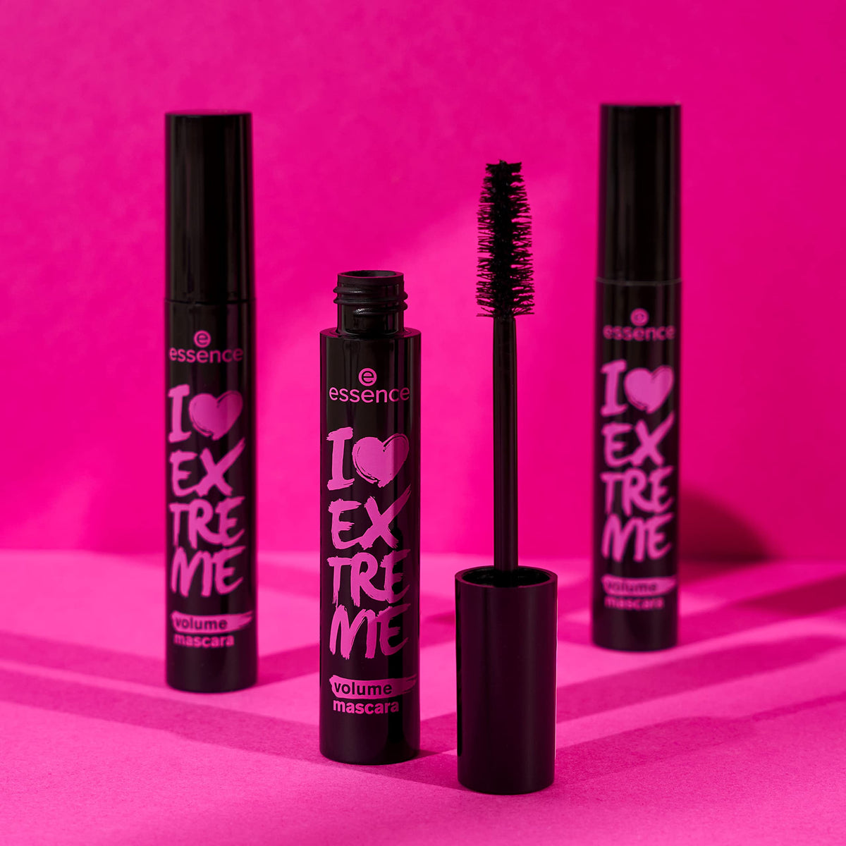 essence model wearing mascara showcasing bold lashes and real-life effect