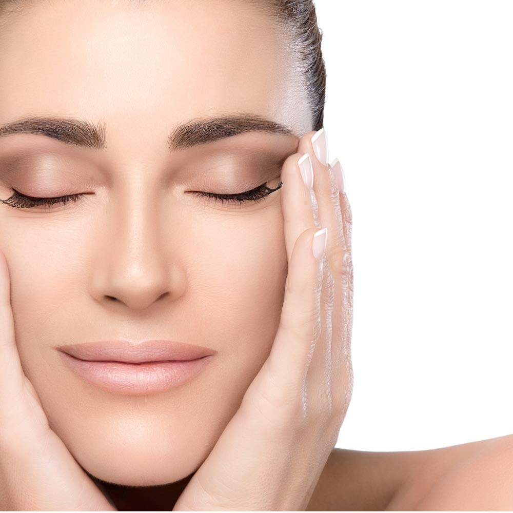 Essence Of Arcadia eye gel in nighttime routine scene promoting restorative bedtime use