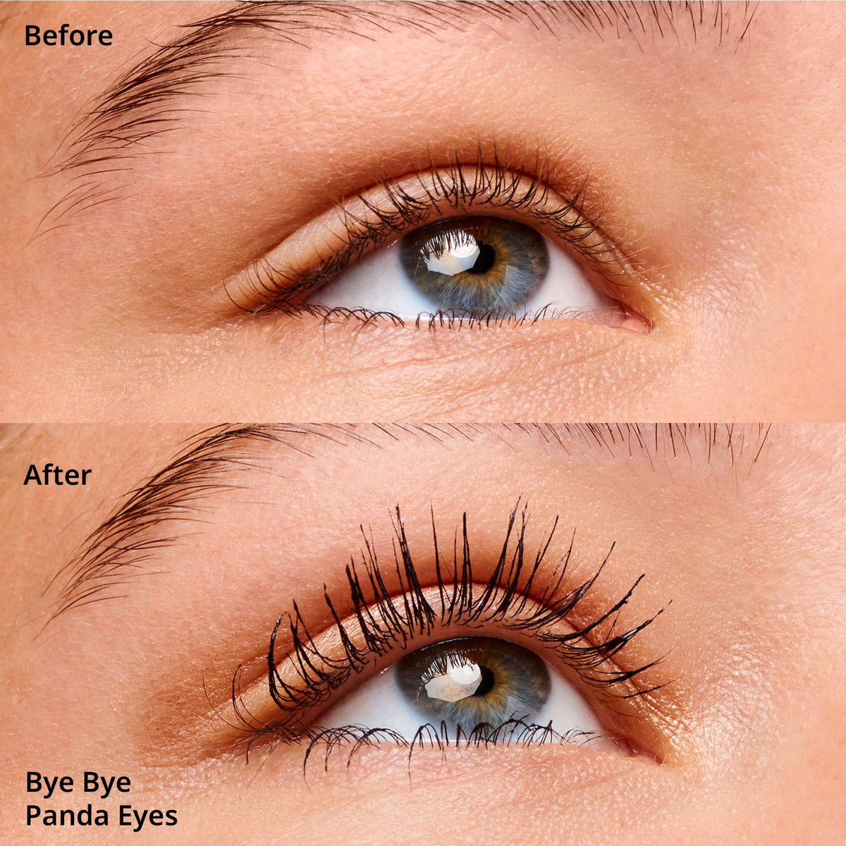 Essence Cosmetics mascara wand close-up showing brush design for definition