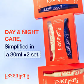 ESSENHERB Bounce It day cream texture close-up, fast-absorbing hydration benefit