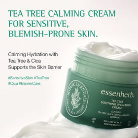 ESSENHERB used under makeup in daytime routine, layers without pilling