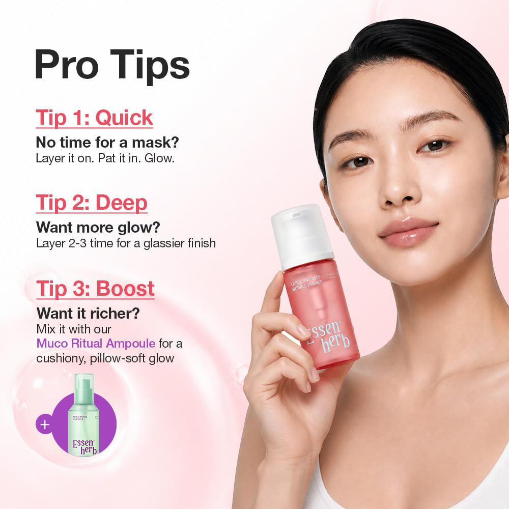 ESSENHERB label close-up listing collagen, peptide, niacinamide benefits