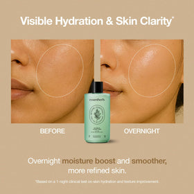 ESSENHERB ingredients panel with centella and witch hazel highlighted benefits