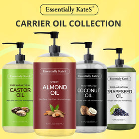 Essentially KateS bottles stored in bathroom shelf showing tidy, daily use