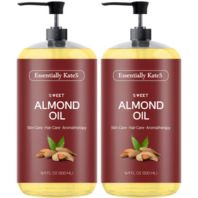 Essentially KateS front packaging showing two bottles and size, highlights value