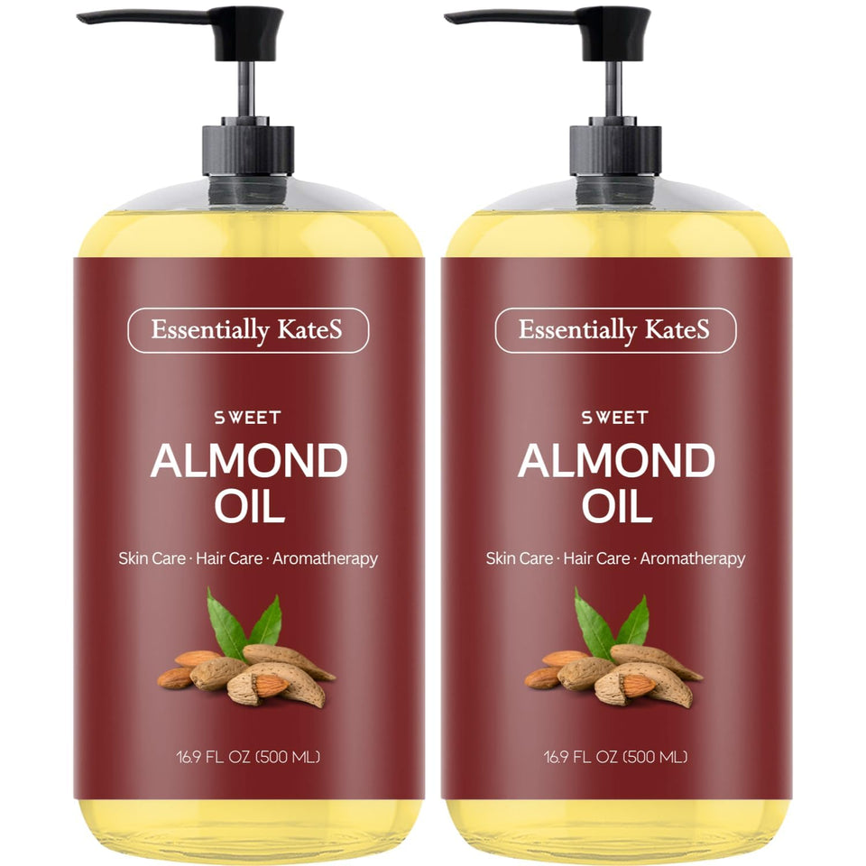 Essentially KateS front packaging showing two bottles and size, highlights value