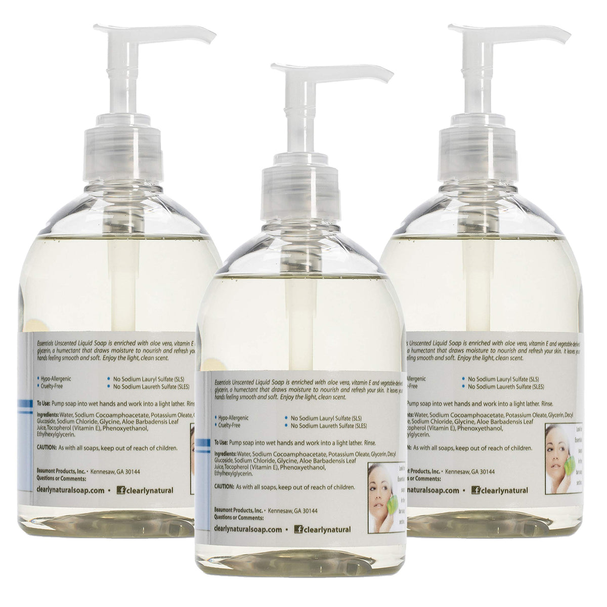 Essentials close-up texture of glycerin soap highlighting moisturizing clarity