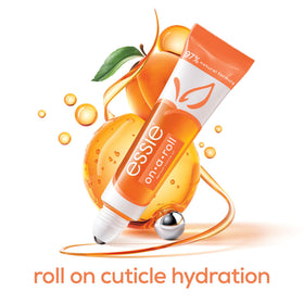 essie close-up of roll-on applicator demonstrating mess-free use
