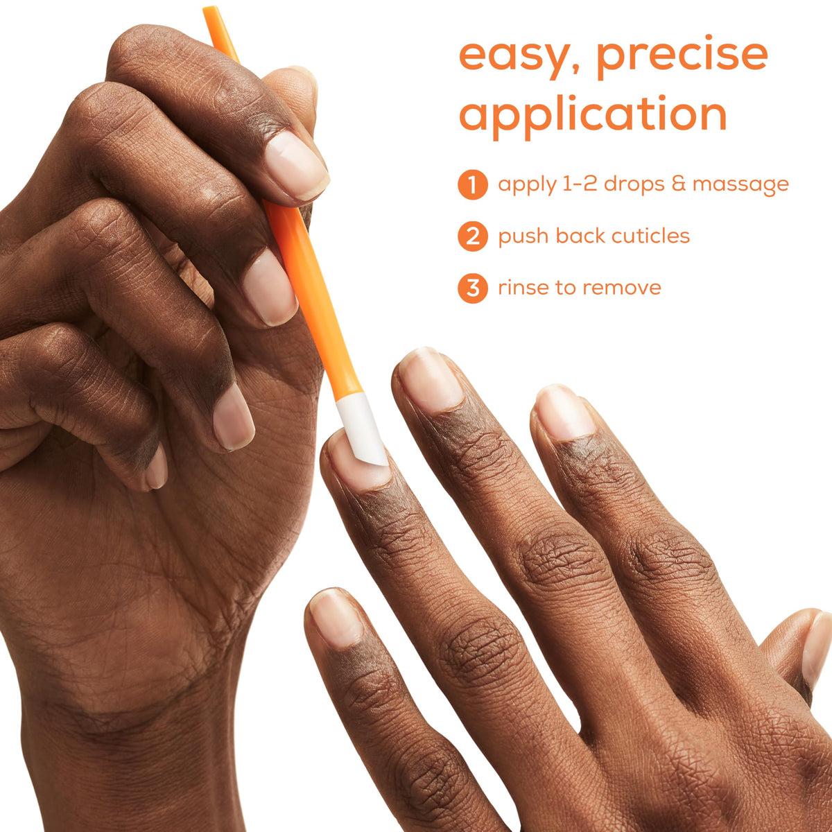 essie before and after nail showing cleaner nail plate and improved polish adhesion