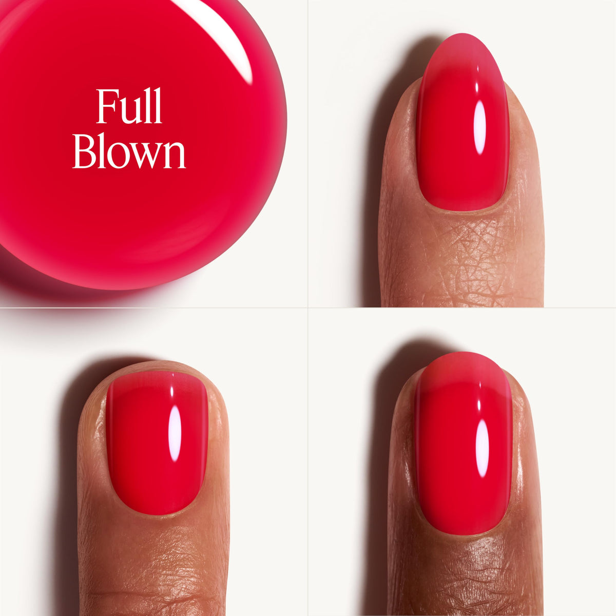 essie brush applying polish in a smooth stroke benefit: even application and no streaks