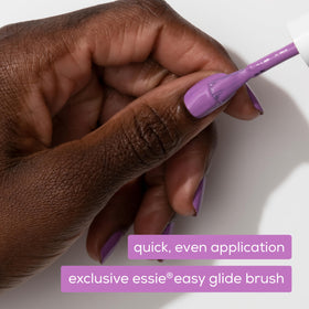 essie manicured hands wearing sun-renity in relaxed lifestyle scene