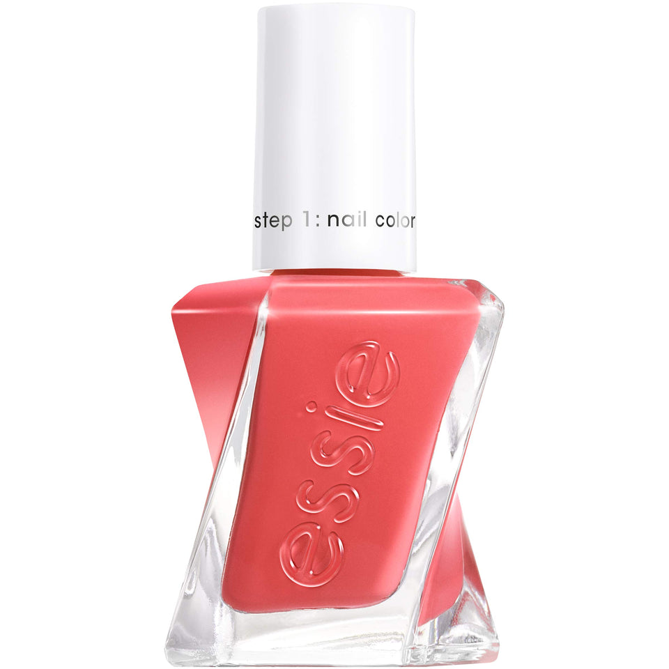essie front bottle showing blazing orange-red color and cream finish for bold look