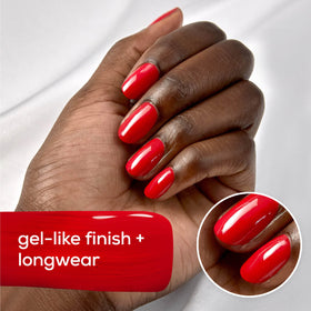 hand model wearing Wearing Hue showing polished nails and elegant look