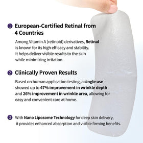 ESSL LIGHT patch applied on neck demonstrating targeted smoothing