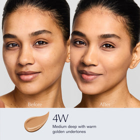 Estée Lauder 3D sculpting wand tip visible for precise application benefit