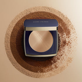 Estée Lauder application on model face demonstrating matte oil control benefit