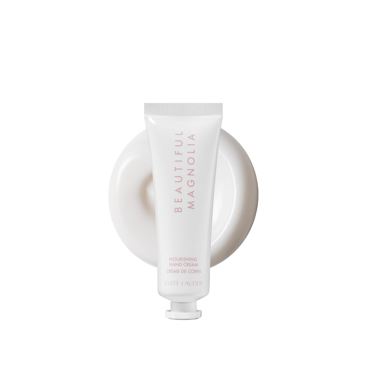 Estée Lauder front tube packaging showing product and size benefit