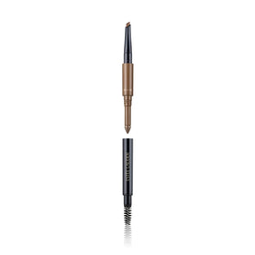 Estée Lauder brow multi-tasker front view showing full tool and compact design benefit