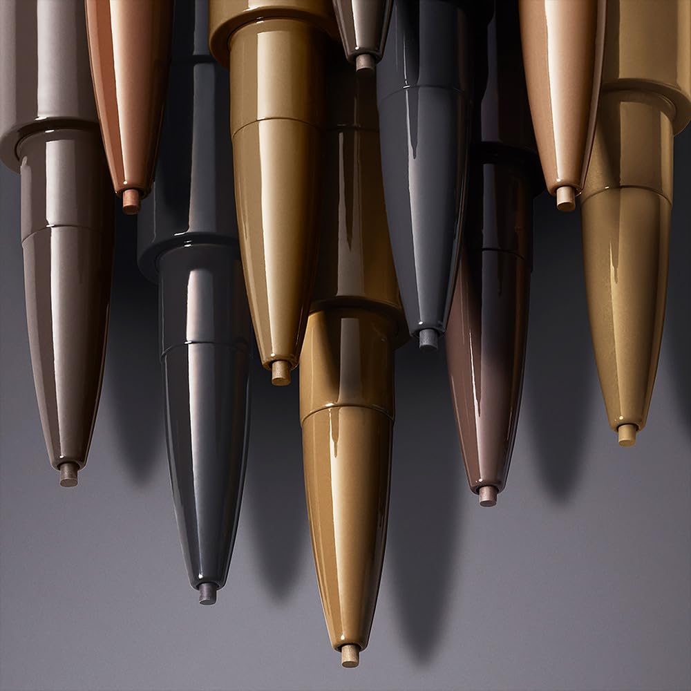 Estée Lauder BrowPerfect clear gel on spoolie taming hairs with long-lasting hold