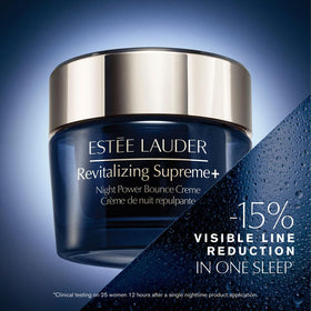 Estée Lauder cream melting on fingertip to show easy glide and nighttime nourishment benefit