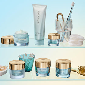 Estée Lauder after cleanse skin results showing smoother, luminous complexion