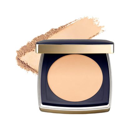 Estée Lauder compact front view showing sleek packaging and luxury finish