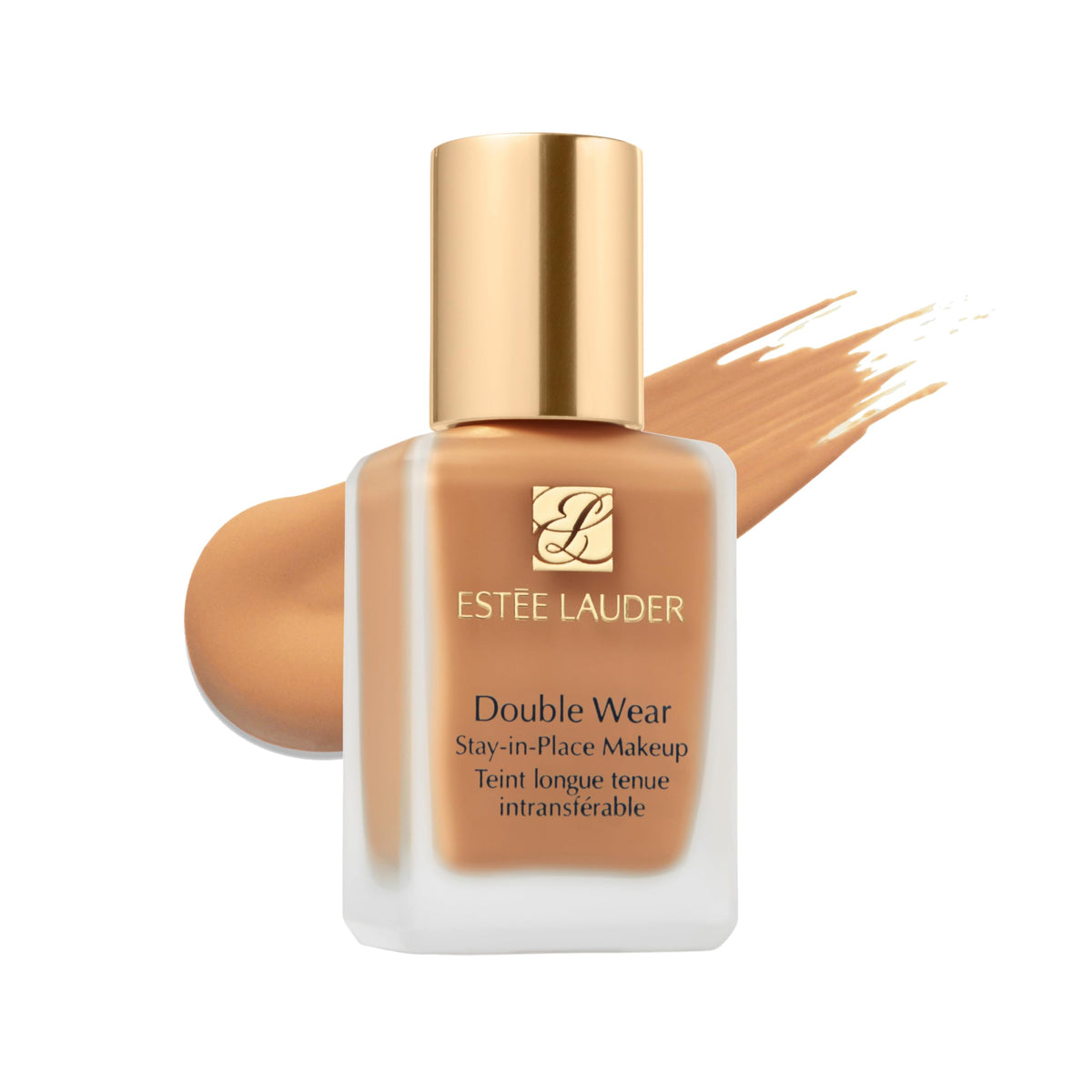 Estée Lauder bottle front view showing product branding and elegant packaging benefit: easy identification