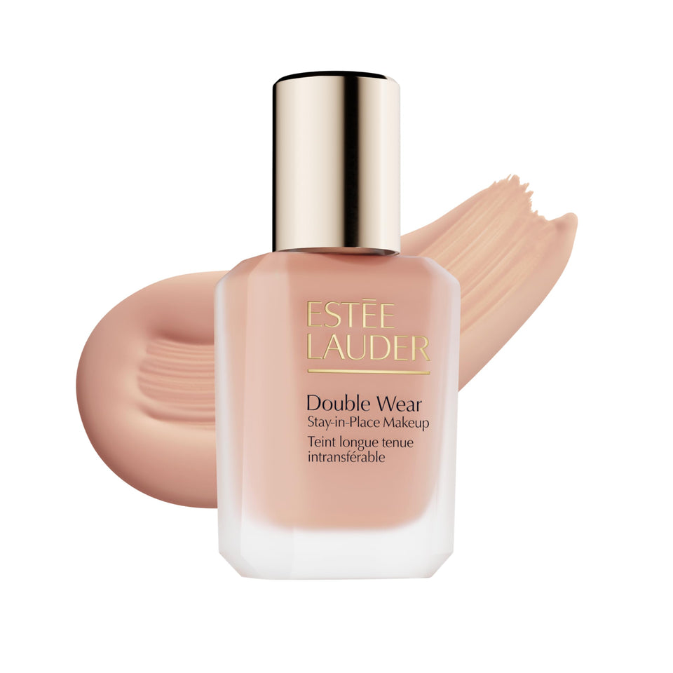 Estée Lauder bottle front view showing sleek packaging and long-wear benefit