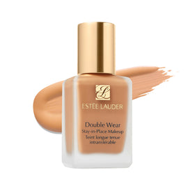 Estée Lauder front packaging showing bottle and label, reliable long-wear benefit