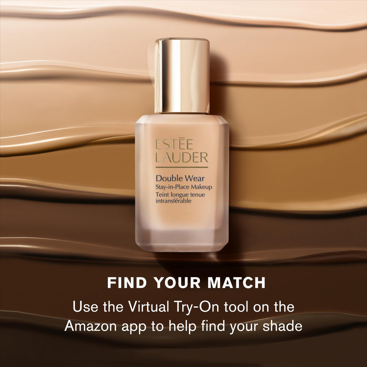 Estée Lauder held in hand to show 1 fl oz scale and travel-friendly benefit