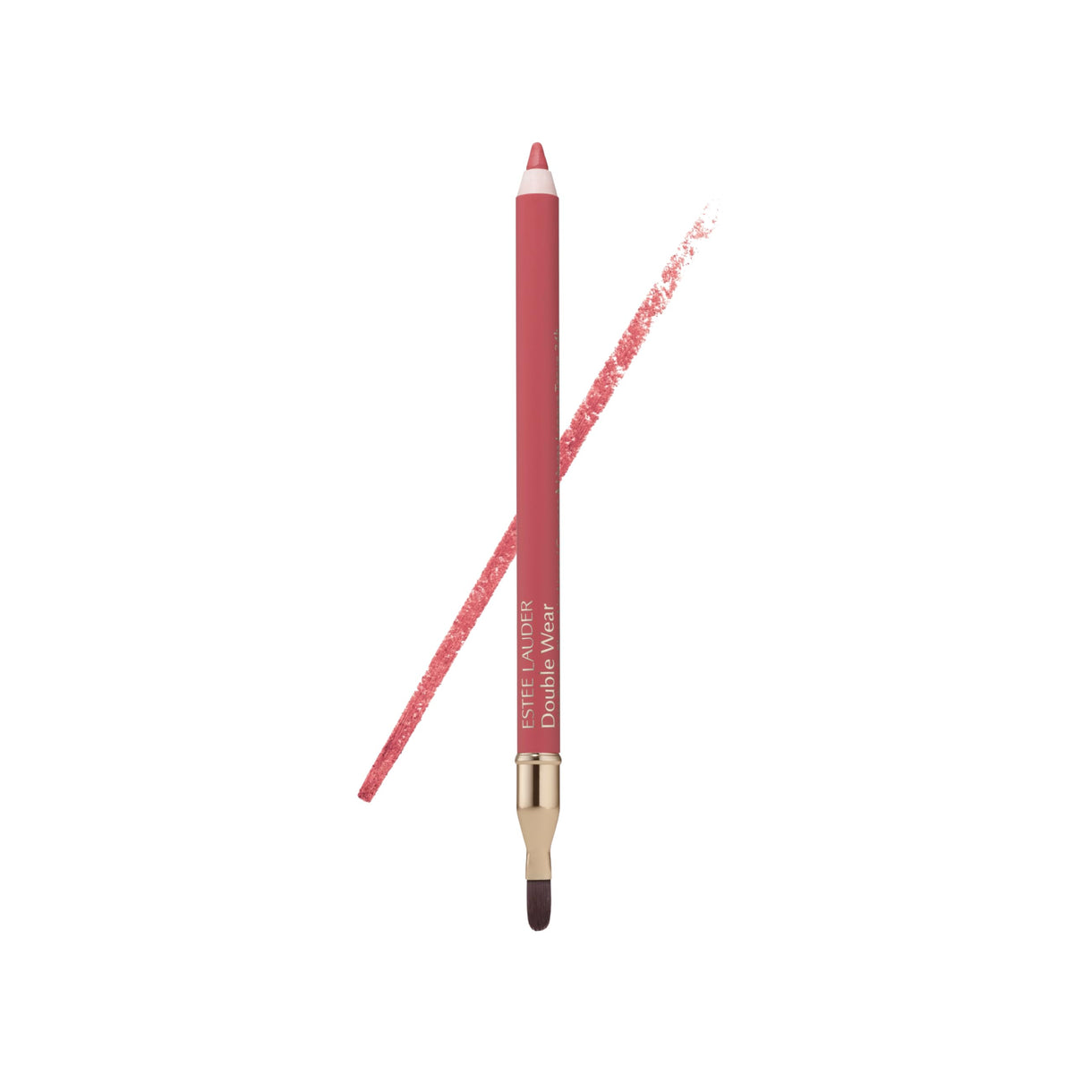 Estée Lauder lip liner front packaging showing shade 15 Blush and product name benefits
