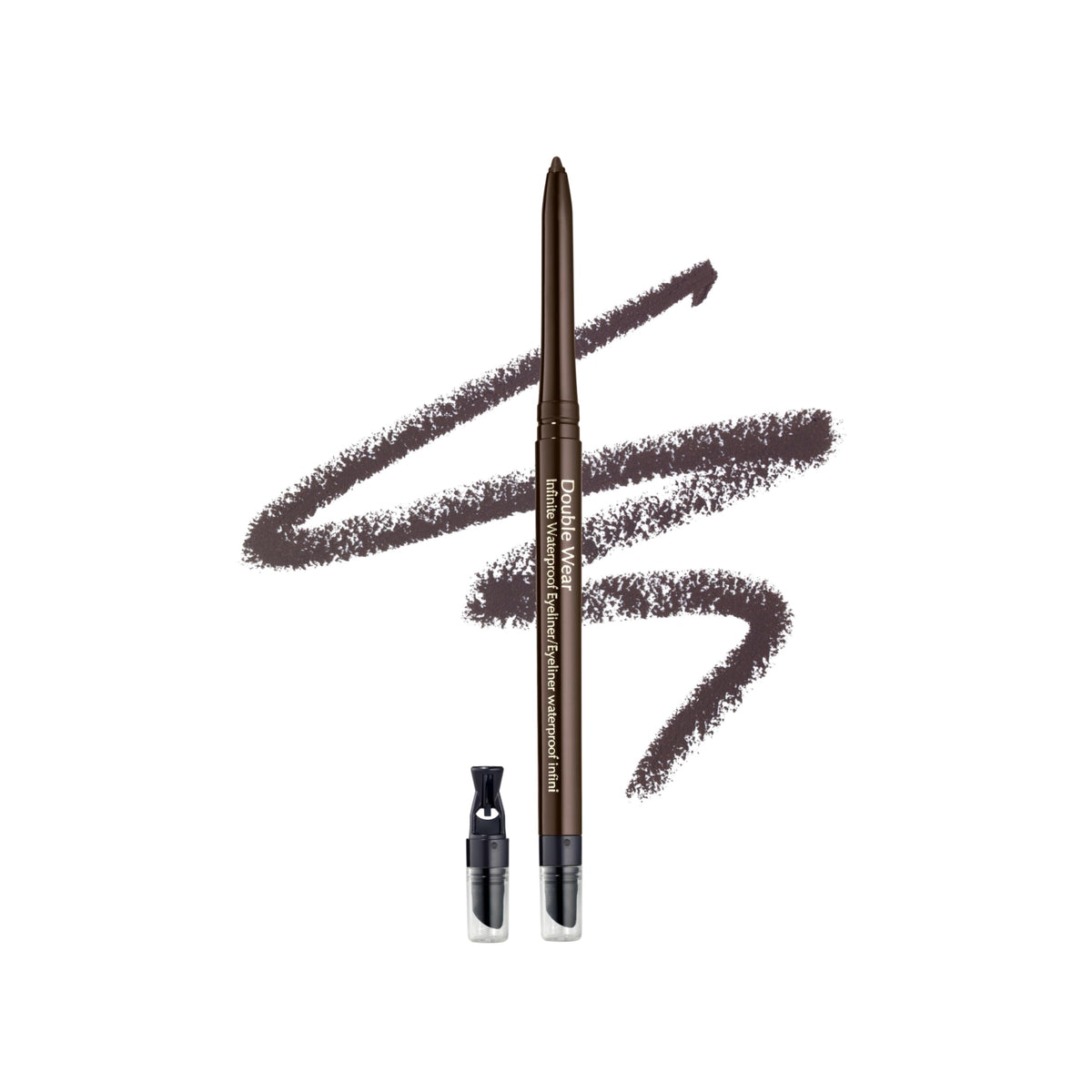 Estée Lauder pencil front packaging showing espresso shade and benefits