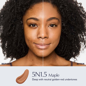 Estée Lauder pump dispensing foundation for controlled, mess-free application
