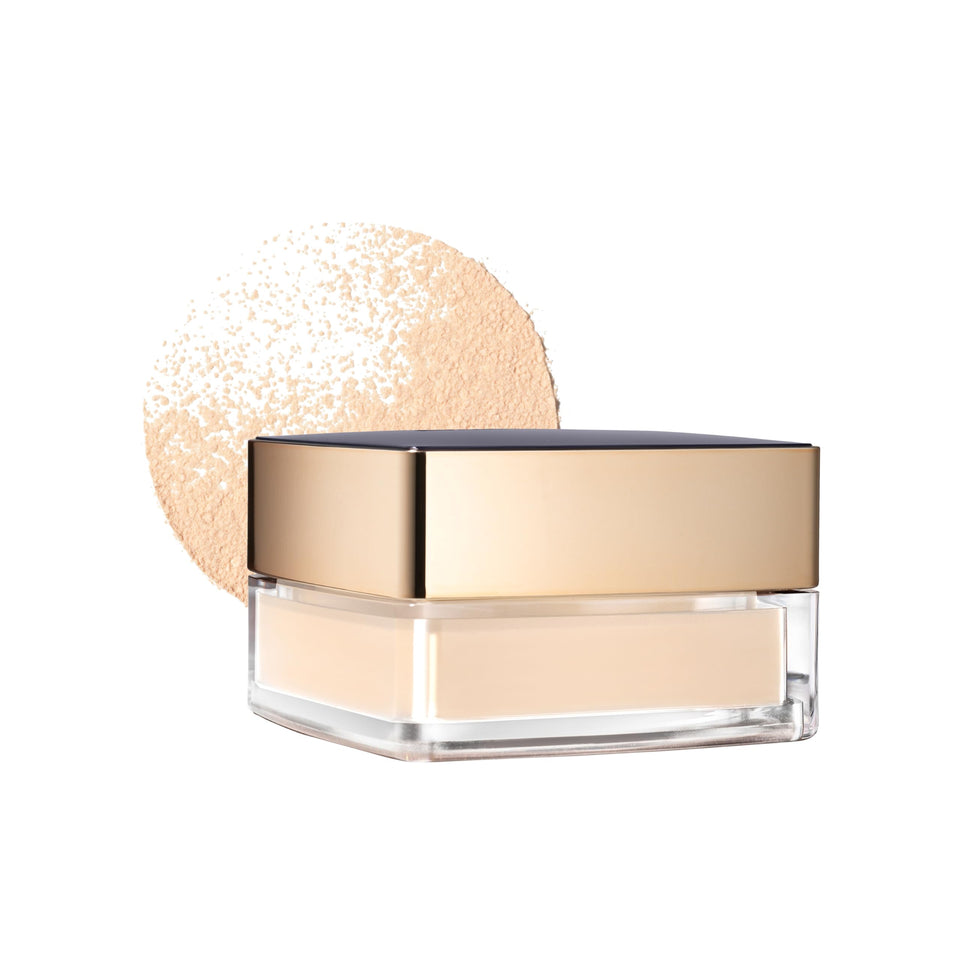 Estée Lauder front packaging showing sleek sculptural case and luxury finish benefit
